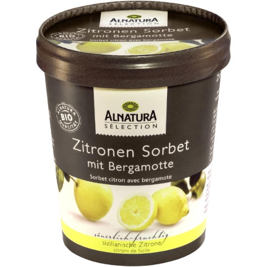 Sorbet en Pot Citron Bergamote Bio ALNATURA