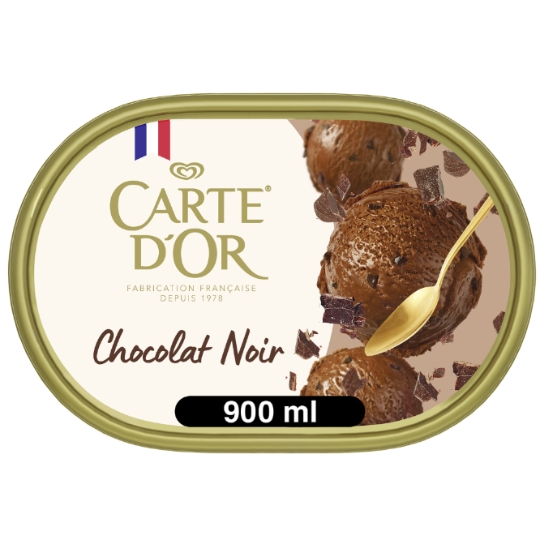 Glace en Bac Chocolat Noir CARTE D'OR