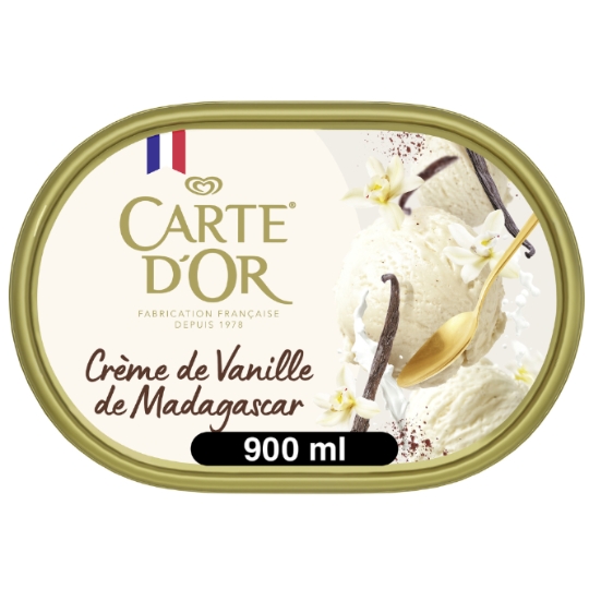 Glace en Bac Vanille de Madagascar CARTE D'OR