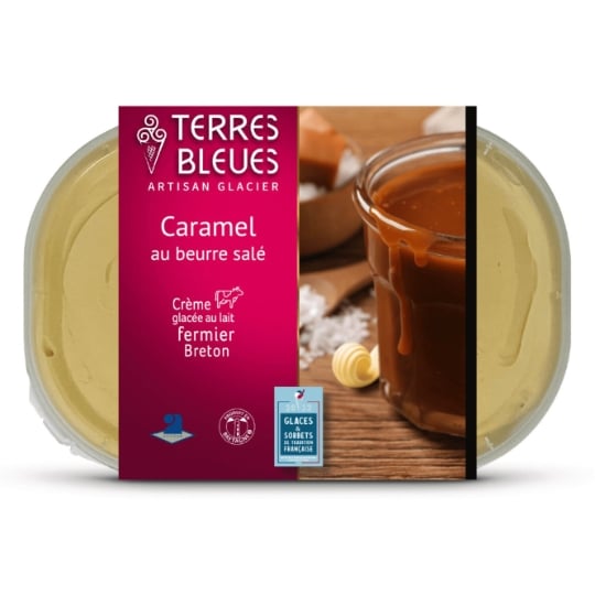 Glace en Pot Caramel Beurre Salé TERRES BLEUES