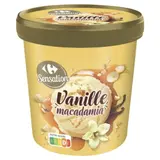 Glace en Pot Vanille Macadamia Caramélisées CARREFOUR SENSATION