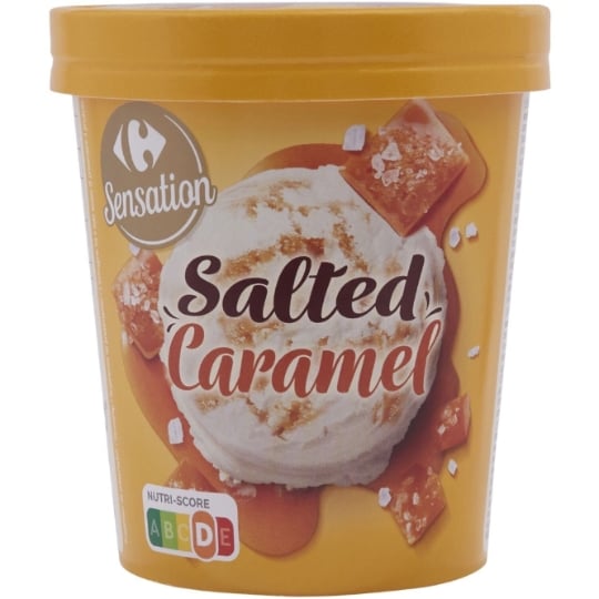 Glace en Pot Caramel Beurre Salé CARREFOUR SENSATION
