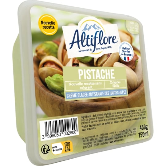 Glace en Bac Pistache ALTIFLORE