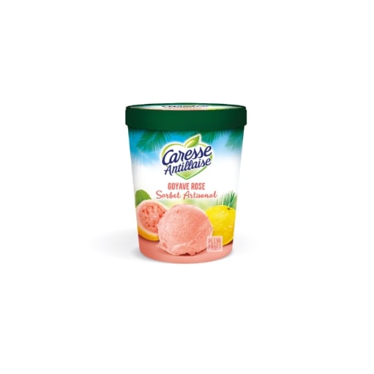 Sorbet en Pot Goyave Rose CARESSE ANTILLAISE
