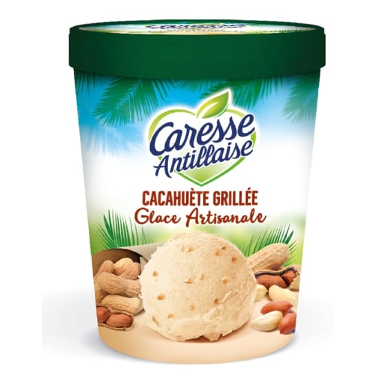 Glace en Pot Cacahuète Grillée CARESSE ANTILLAISE
