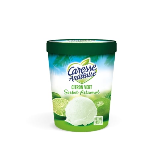 Sorbet en Pot Citron Vert CARESSE ANTILLAISE