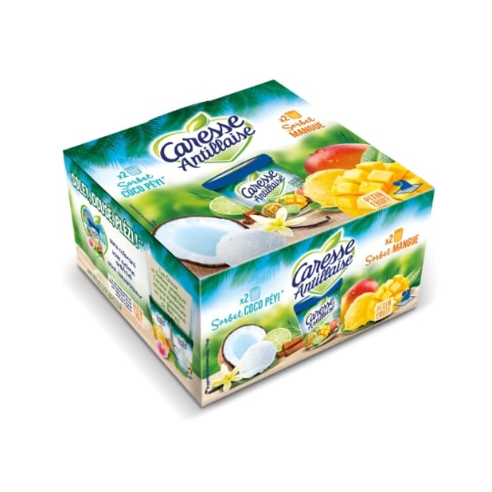 Glace en Pot Coco Mangue CARESSE ANTILLAISE