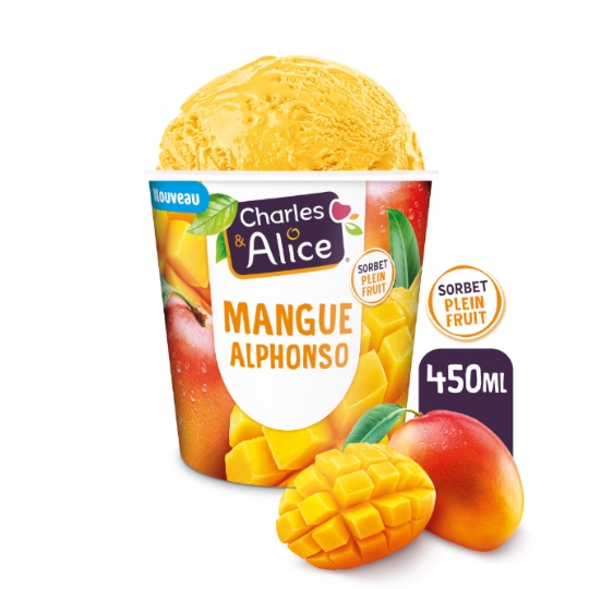 Sorbet en Pot Mangue Alphonso CHARLES & ALICE
