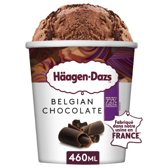 Glace en Pot Chocolat Belge HAAGEN-DAZS
