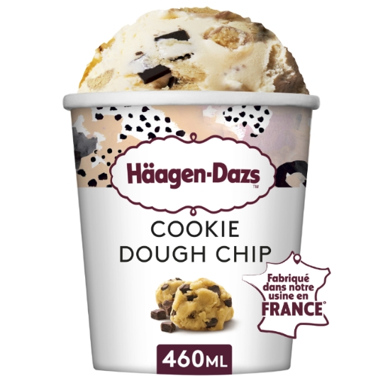 Glace en Pot Vanille Cookie Dough HAAGEN-DAZS