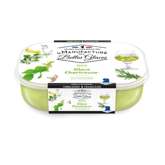 Glace en Pot Chartreuse Verte LA MANUFACTURE DES BELLES GLACES