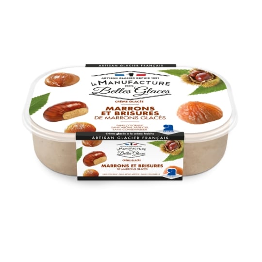 Glace en Pot Marrons LA MANUFACTURE DES BELLES GLACES
