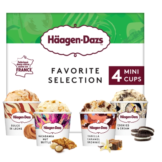 Glace en Pot Assortiment Favorite Selection HAAGEN-DAZS