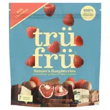 Confiserie Glacée Framboises Enrobées de Chocolat Blanc et au Lait TRU FRU