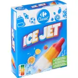 Glaces Tubes à l'Eau Citron Orange et Framboise CARREFOUR CLASSIC'