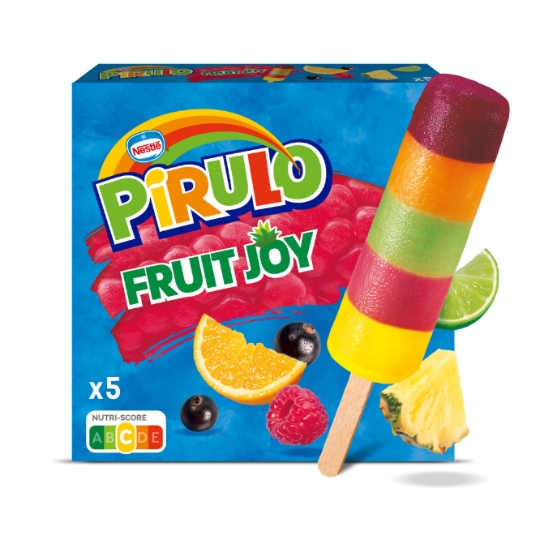 Glaces Tubes à l'Eau Fruit Joy PIRULO