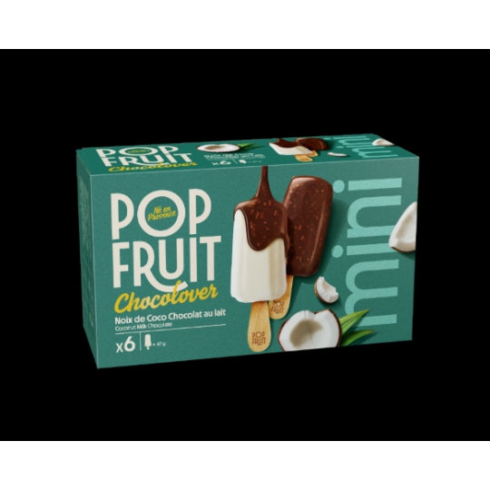 Sorbets Bâtonnets Coco Chocolat POP FRUIT