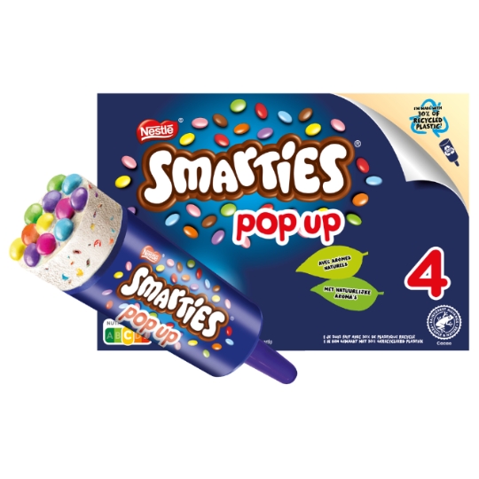 Glaces Bâtonnets Vanille Bonbons Chocolat SMARTIES