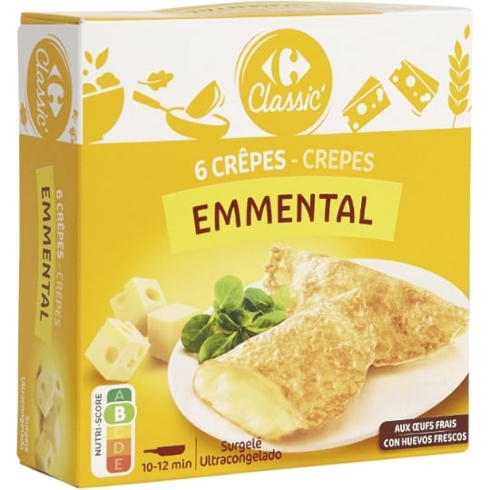 Crêpes emmental CARREFOUR CLASSIC'