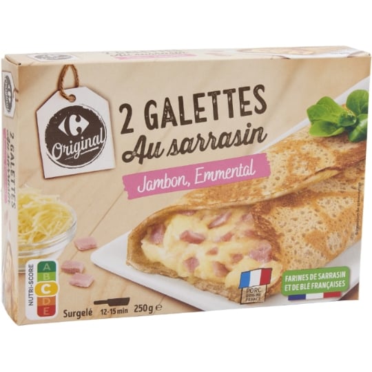 Galette jambon emmental CARREFOUR ORIGINAL
