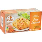 Feuilletés paniers deux saumons CARREFOUR EXTRA