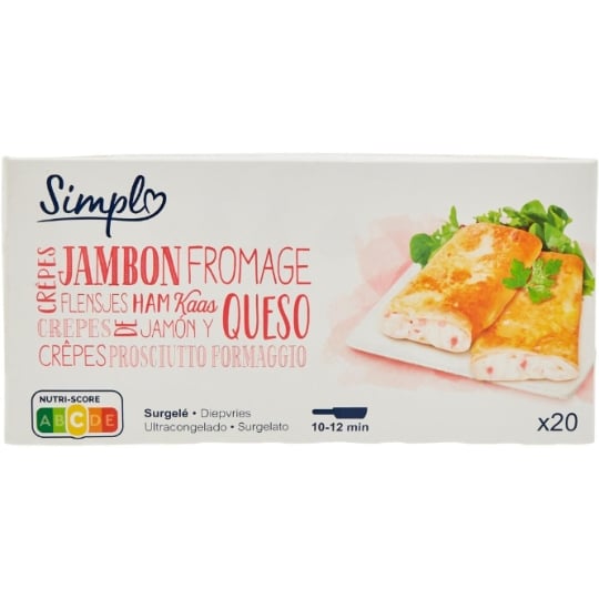 Crêpes jambon emmental SIMPL