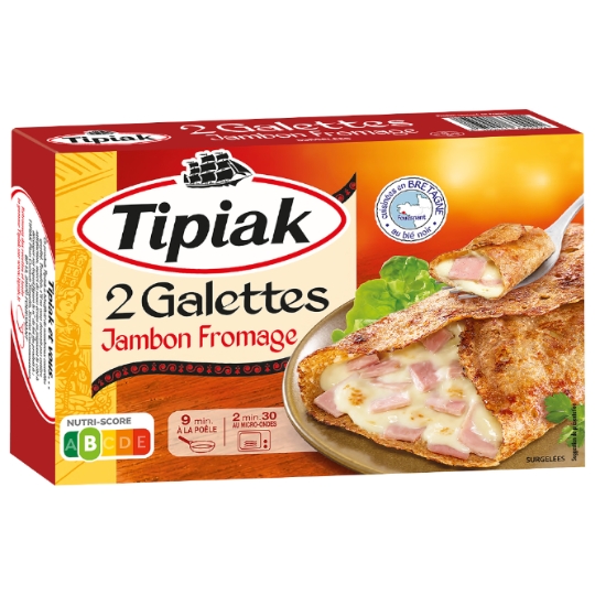 Galettes jambon fromage TIPIAK