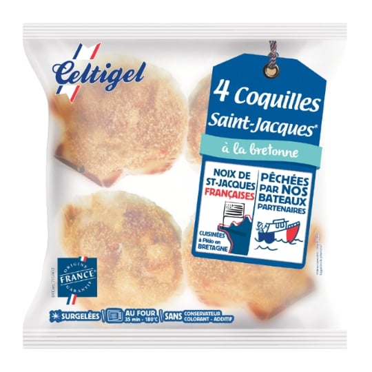 Coquille saint Jacques  à la bretonne  CELTIGEL