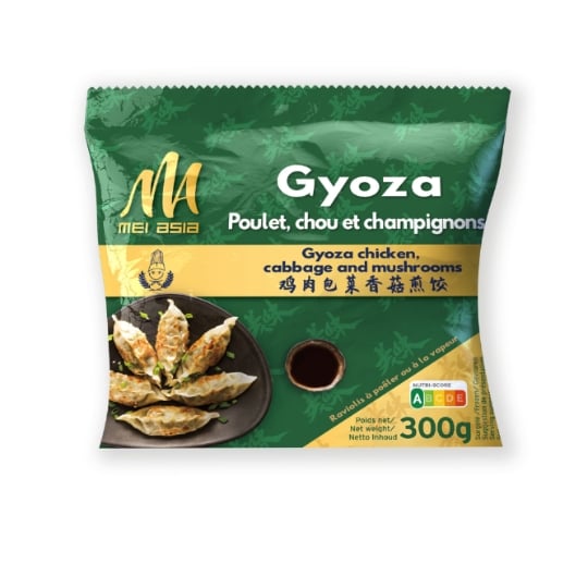 Gyoza poulet chou et champignons MEI ASIA