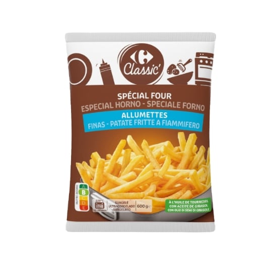 Frites allumettes spécial four CARREFOUR CLASSIC'
