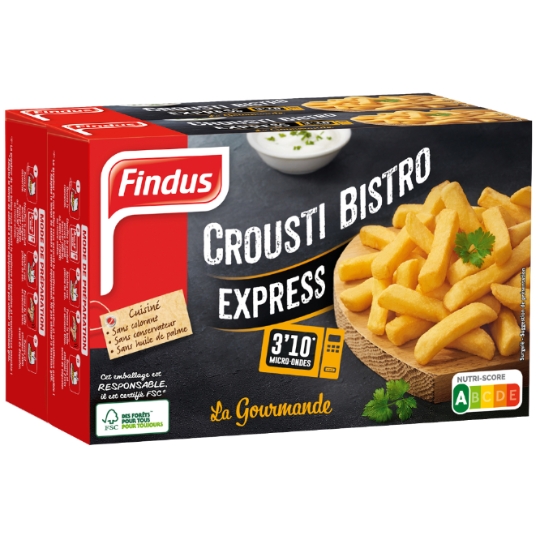 Frites crousti bistro la gourmande FINDUS
