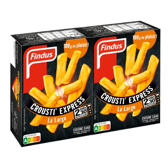 Frites Crousti' Express la Large FINDUS