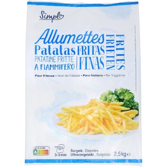 Allumettes frites pour friteuse SIMPL