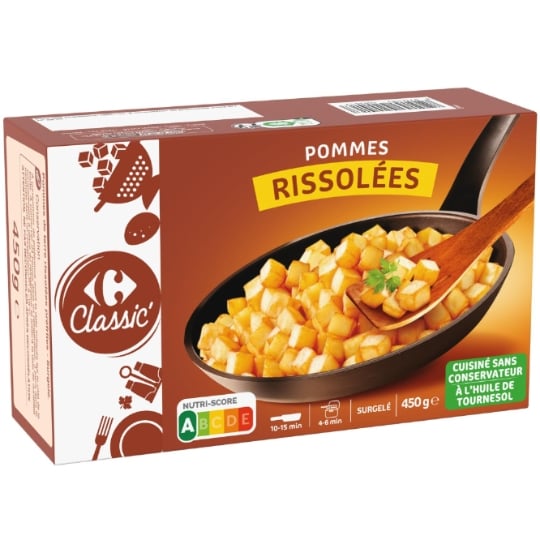 Pommes de terre rissolées CARREFOUR CLASSIC'