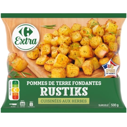 Pommes de terre  Fondantes aux herbes  CARREFOUR EXTRA