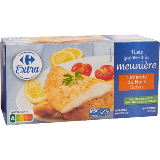 Filets de limande façon meunière CARREFOUR EXTRA