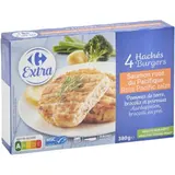 Hachés saumon rose pdt brocolis poireaux CARREFOUR EXTRA
