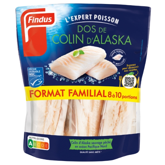Dos de colin d'Alaska MSC FINDUS