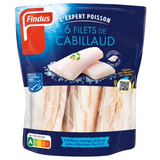 Filets de cabillaud MSC FINDUS