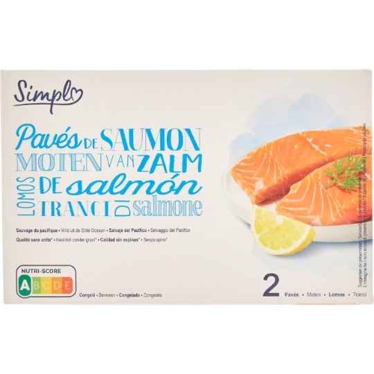pavés de saumon kéta du Pacifique sauvage SIMPL