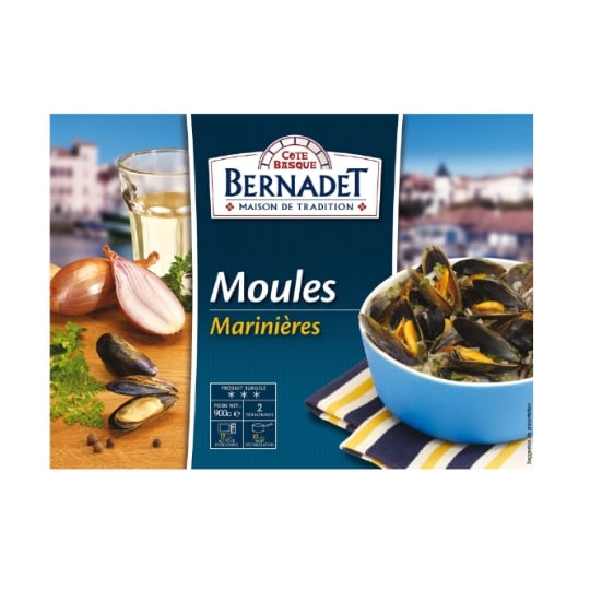 Plat cuisiné moules marinières BERNADET