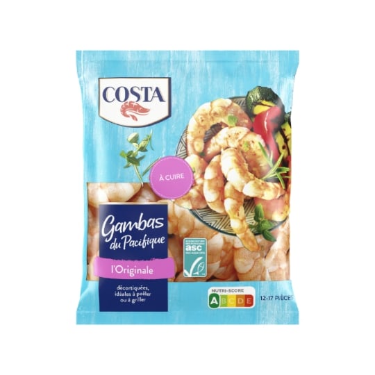 Gambas du pacific COSTA