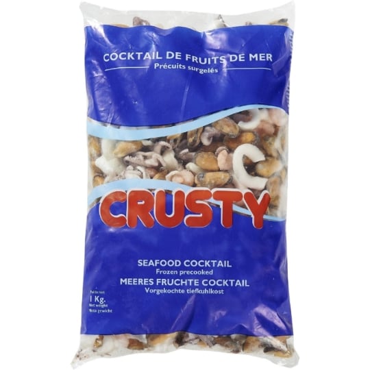 Cocktail de fruits de mer précuits surgelés CRUSTY