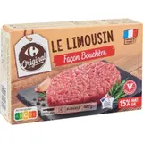 Steaks hachés façon bouchère 15% MG CARREFOUR ORIGINAL