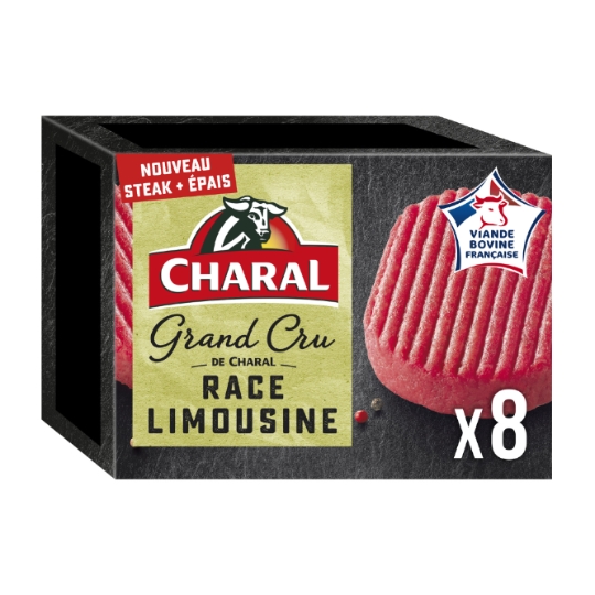 Steak Haché Pur Bœuf 12%MG Grand Cru Limousin CHARAL