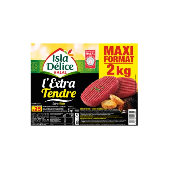 Steak Haché l'Extra Tendre Halal ISLA DELICE