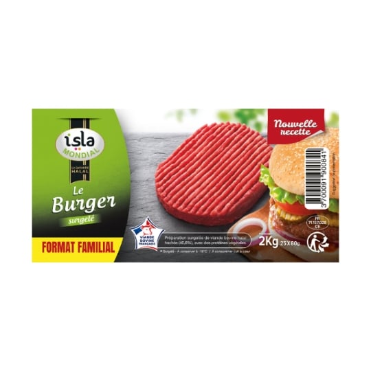 Haché au Bœuf Halal ISLA MONDIAL