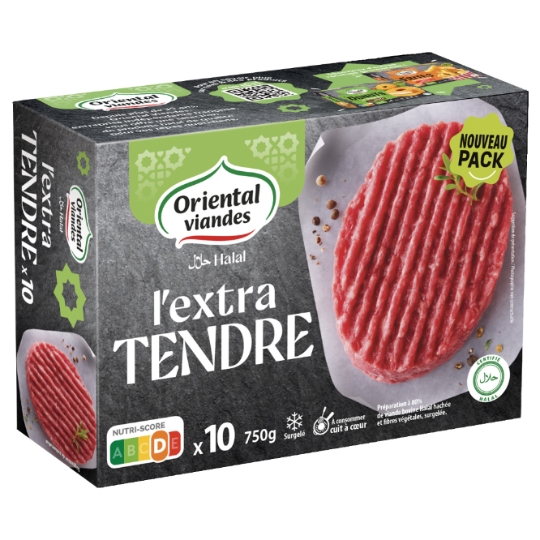 Haché au Boeuf Extra Tendre 20% MG Halal ORIENTAL VIANDES