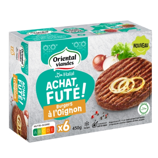 Burgers à l'Oignon Halal ORIENTAL VIANDES