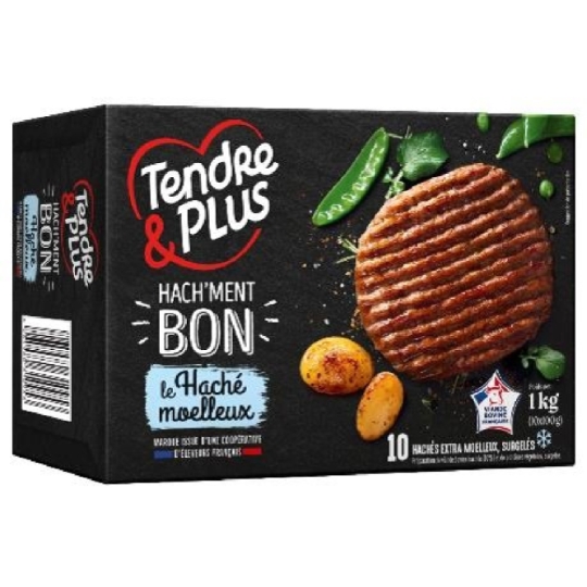 Steak haché 15% MG TENDRE ET PLUS